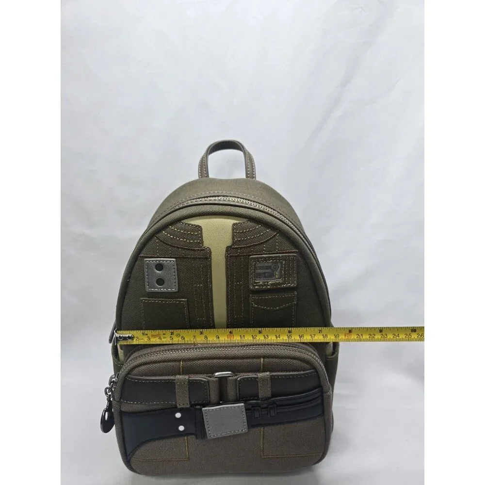 New Loungefly Star  Wars - Cassian Andor Cosplay Mini Backpack Bag. NWT - Picture 3 of 11